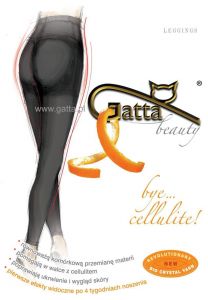 LEG.BYE CELLULITE - Leggingsy damskie,gładkie typu FIR,70DEN
