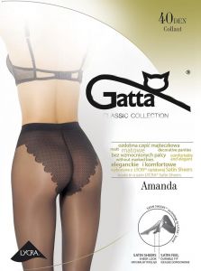 AMANDA - RAJSTOPY LYCRA  MAT 40 DEN