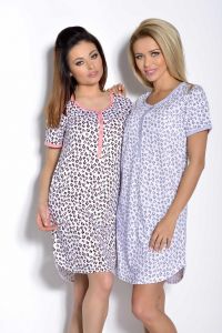 1123 KOSZULA DAMSKA HANIA KRÓTKA S-XL