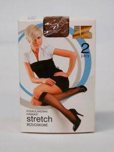 podkolanówki bezuciskowe stretch